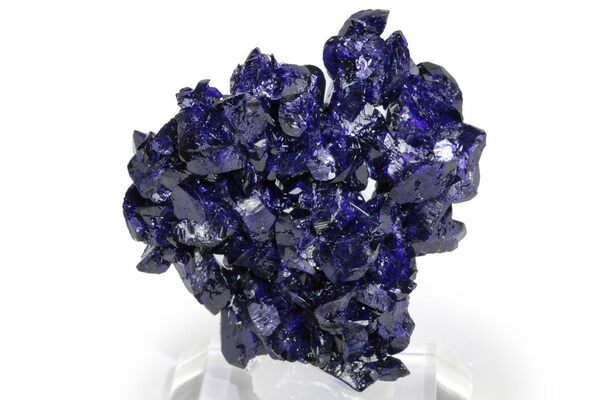 A vibrant blue azurite specimen from the Milpillas Mine in Mexico